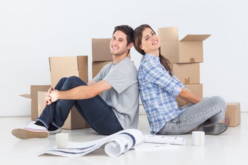 Professional movers assisting in Catford