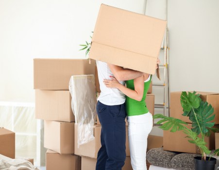 Expert unpacking services setting up a new home